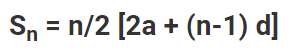 Sum of the first n terms in Arithmetic Progression;