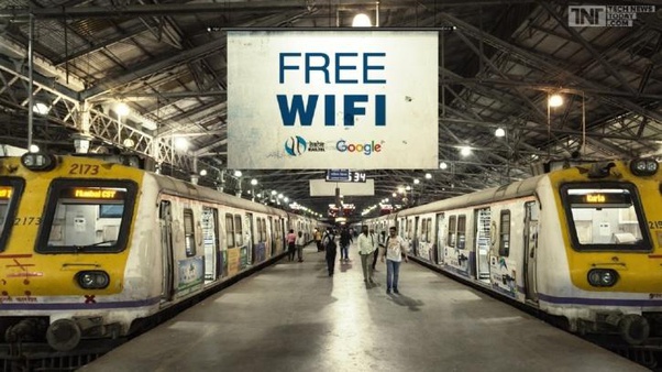 Free Wifi by Indian Railway