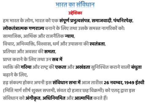 Samvidhan Ki Prastavana