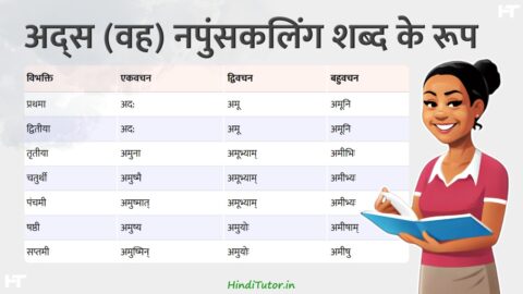 Vah, Adas Napunsak Ling ke Shabd Roop in Sanskrit
