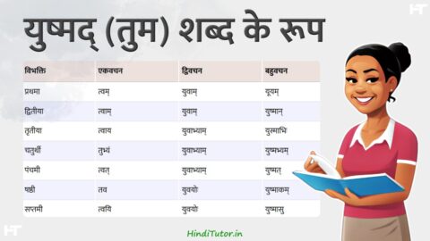 Yushmad Shabd Roop in Sanskrit